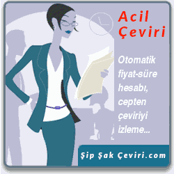 Şip Şak Çeviri - Hızlı Teknik Ticari Çeviri